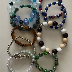 One of a kind bracelets.